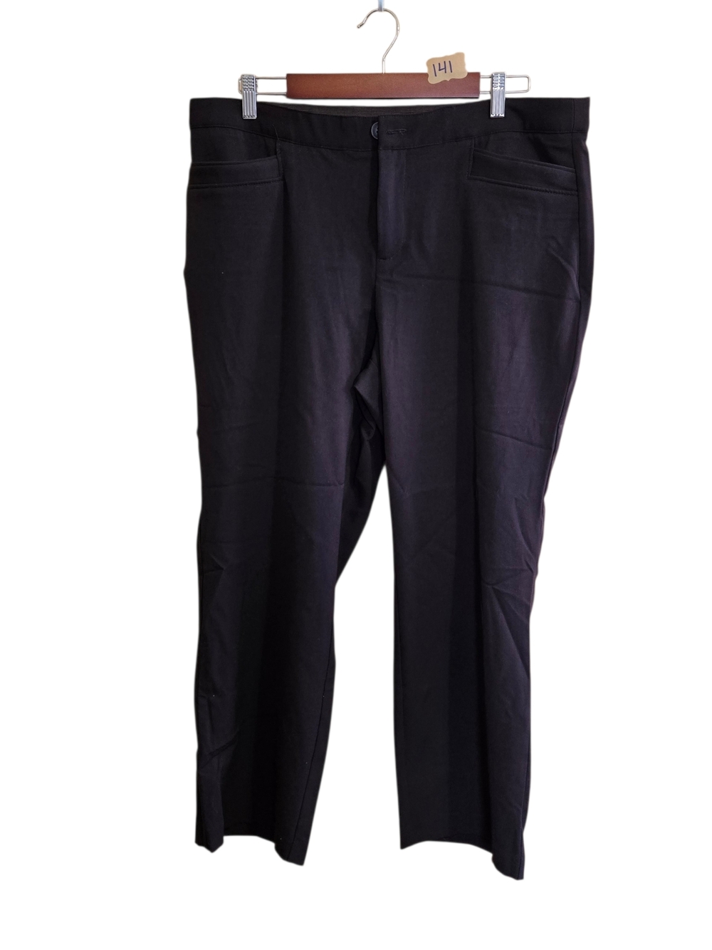 CJ Banks Womens Brown Dress Pants - Flair Leg